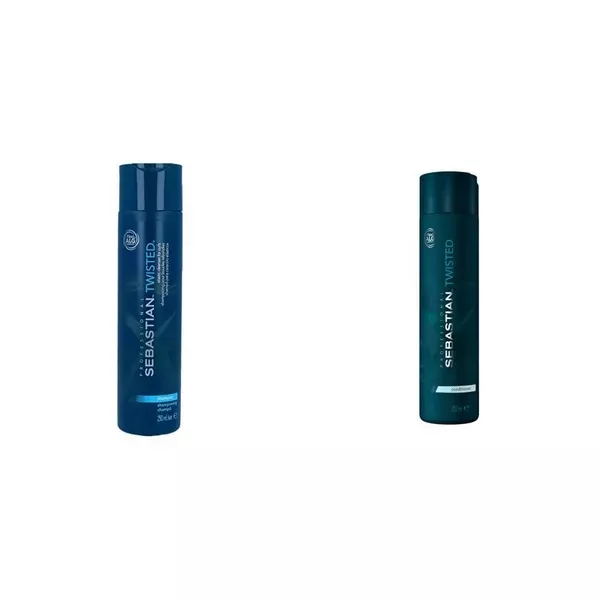 Sebastian Professional Twisted Elastic Cleanser For Curl/Waves Combo - combo