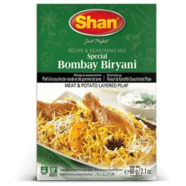 Shan Mustard Special Bombay Biryani - 60 gm - Pack of 4