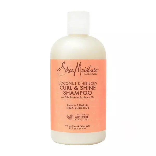 Shea Moisture Coconut & Hibiscus Curl & Shine Shampoo - 384 ml