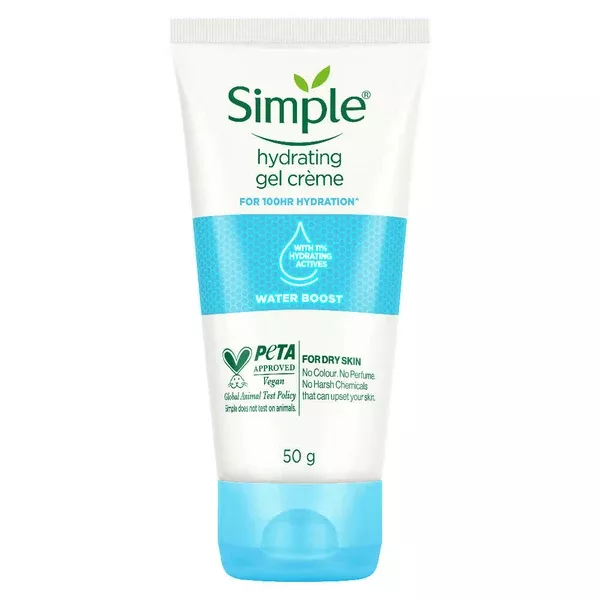 Simple Water Boost Hydrating Gel Creme for 100 HR Hydration - 50 gm