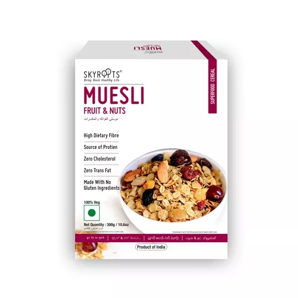 Skyroots Fruit & Nuts Muesli - 300 gm