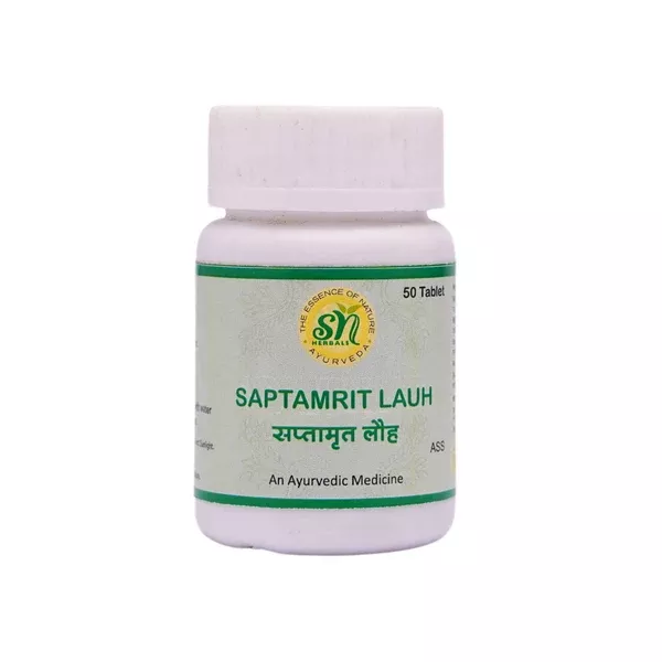 SN Herbals Saptamrit Lauh Tablets - 50 tabs