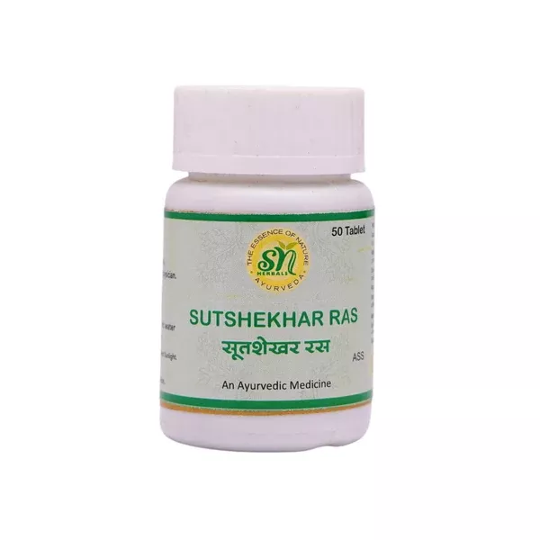 SN Herbals Sutshekhar Ras Tablets - 50 tabs