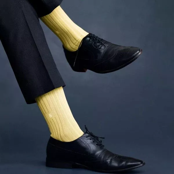 Socksoho Luxury Men Socks Cool Lemon Edition