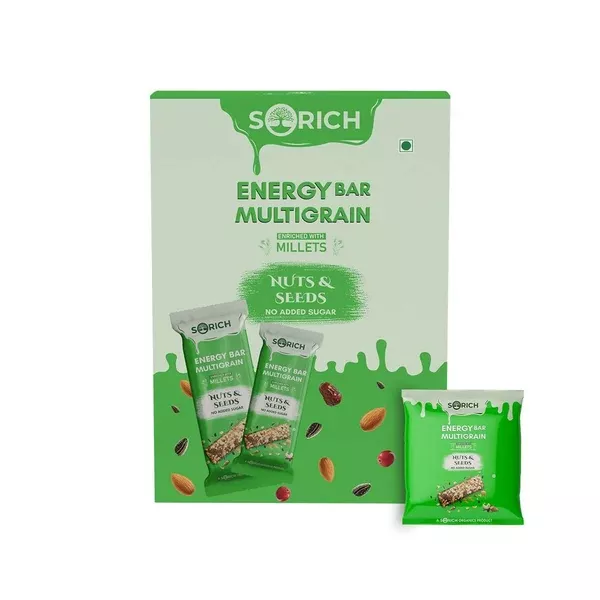 Sorich Organics Multigrain Energy Mini Bars Nut & Seeds - 240 gm