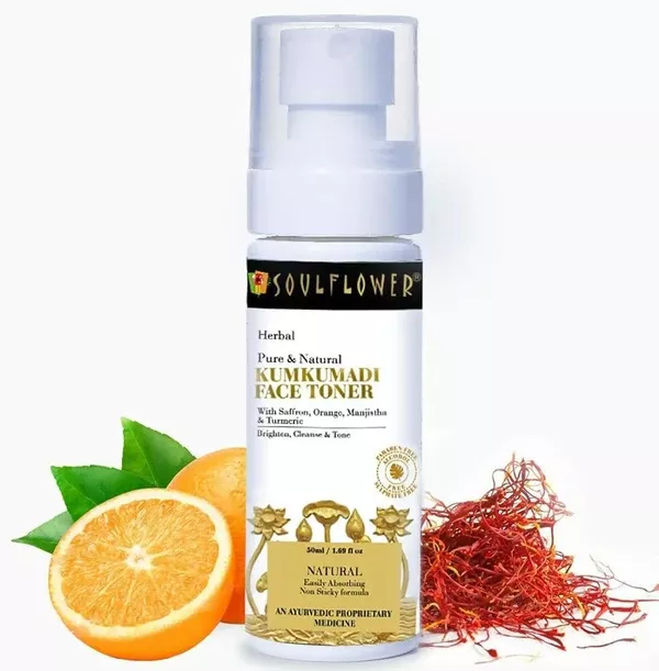 Soulflower Kumkumadi Face Toner Mist - 50 ml