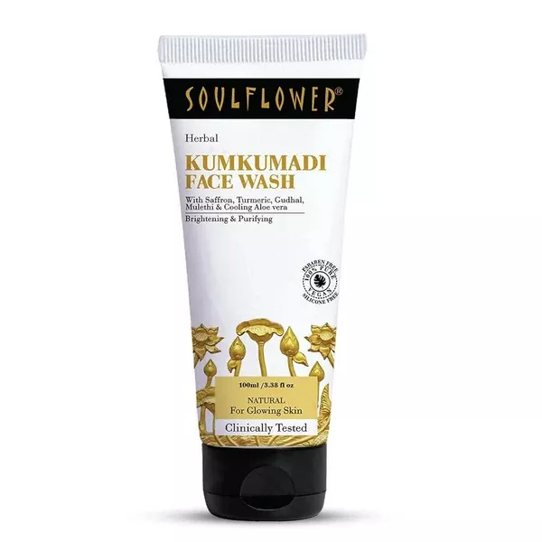 Soulflower Kumkumadi Face Wash - 100 ml