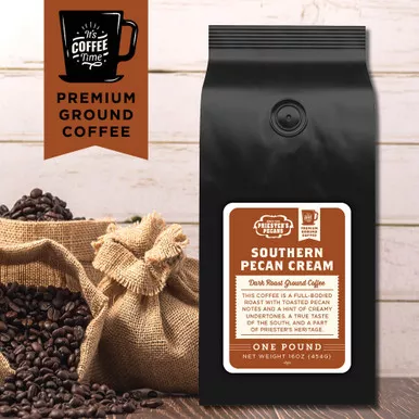 Southern Pecan Cream Coffee - 1 lb Ground
