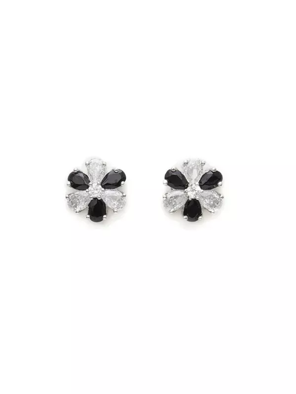 stone stud (Black and white) - Ruby Raang - One Size