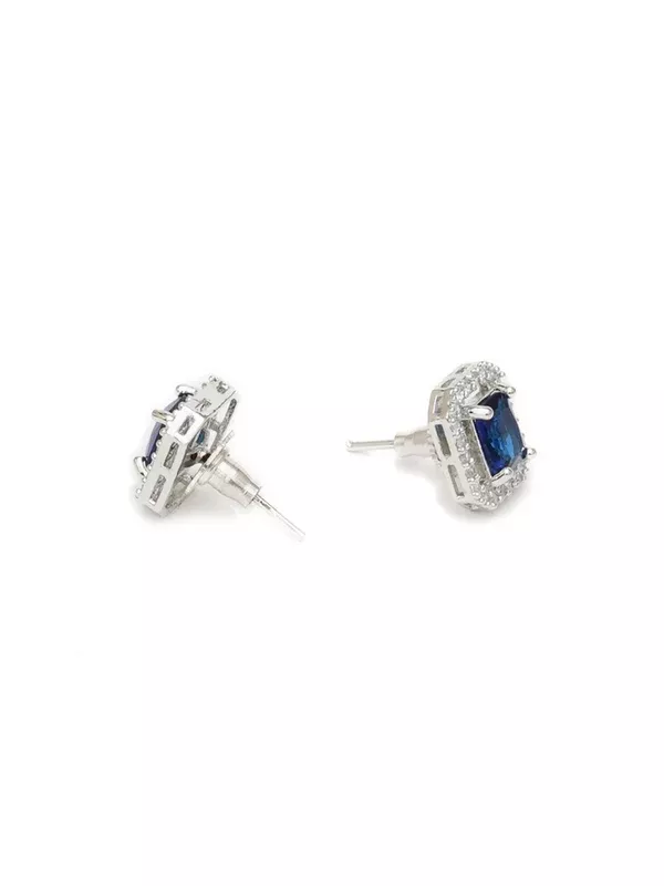 stone stud (Blue) - Ruby Raang - One Size