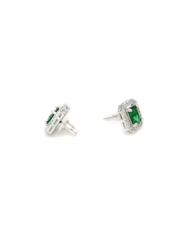 stone stud (green) - Ruby Raang - One Size