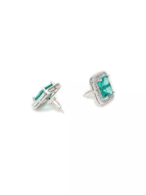 stone stud (Light green ) - Ruby Raang - One Size