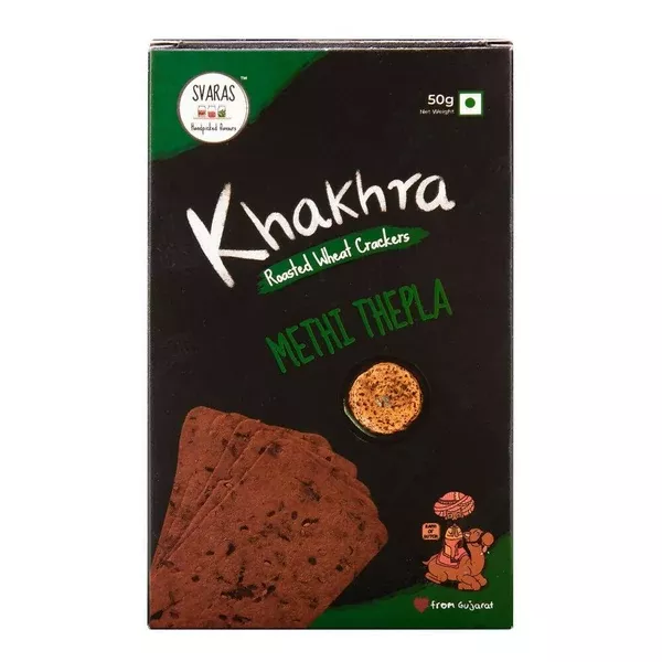 Svaras Methi Thepla Khakhra - 50 gm
