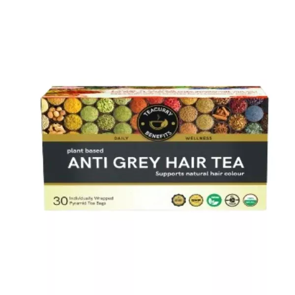 Teacurry Grey Hair Tea Bags - 30 Teabags