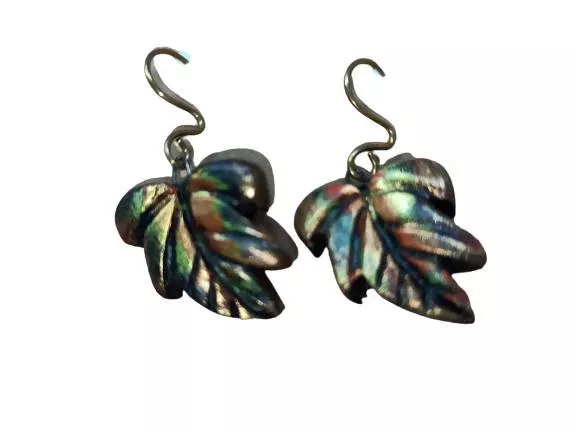 Terracotta Autumn Leaf Green Color Hangings