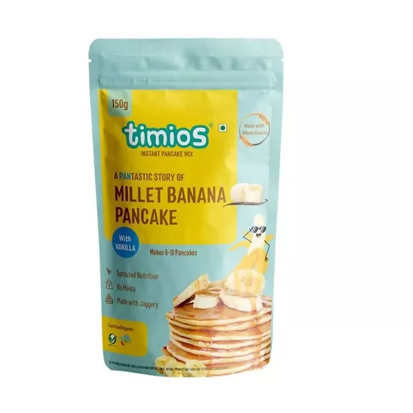 Timios Banana Millet Pancake with Vanilla - 150 gm