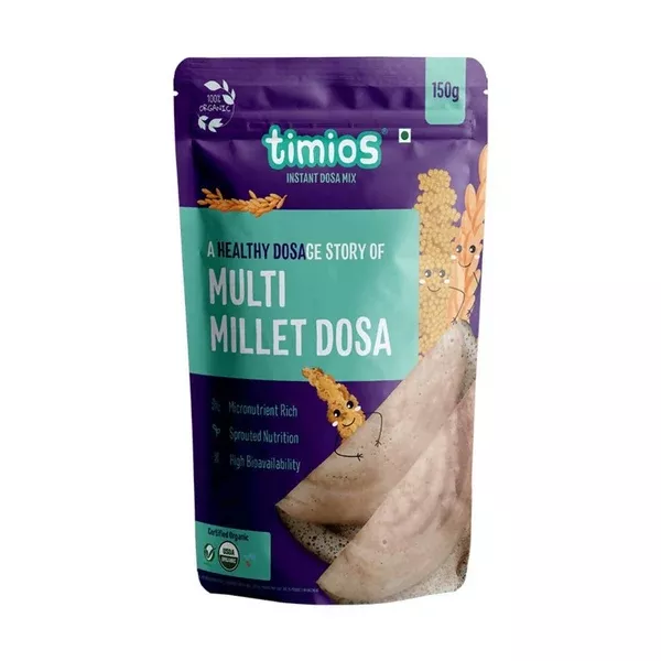 Timios Organic Multi Millet Dosa Mix - 150 gm