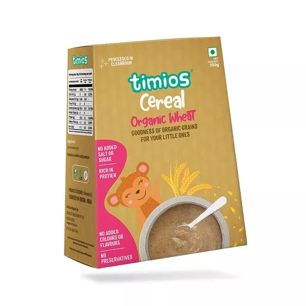 Timios Organic Wheat Porridge - 200 gm