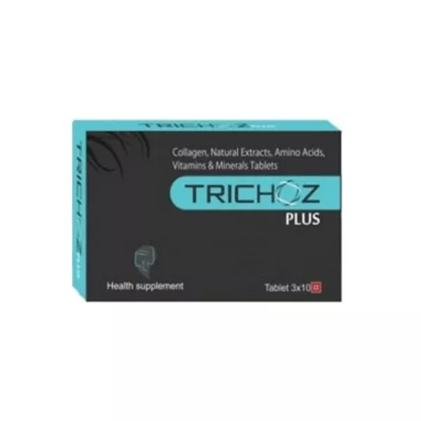 Trichoz Plus Tablets - 30 tabs - Pack of 1