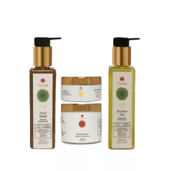 Tvam Weekly Luxury Bathing Ritual (Dry Skin) - combo