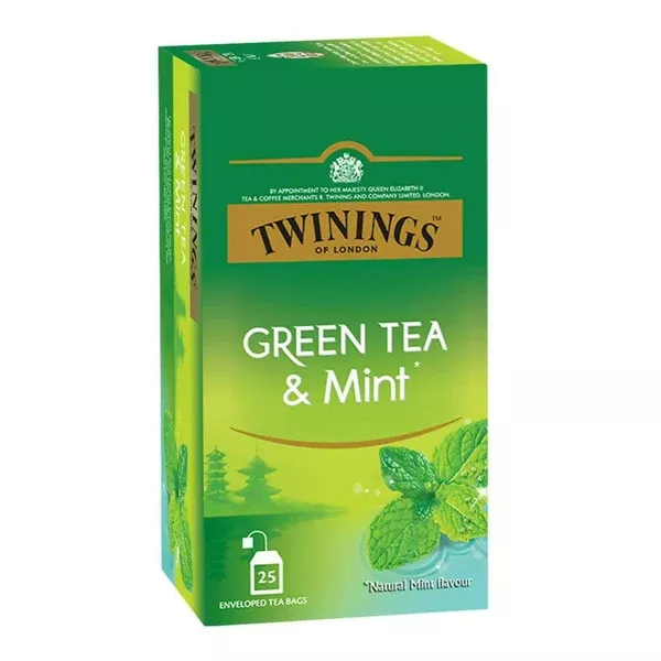 Twinings Green Tea & Mint Teabags - 25 Teabags