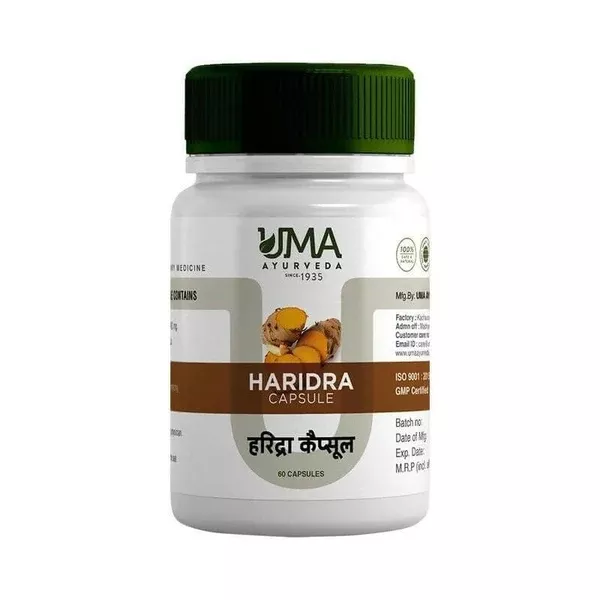Uma Ayurveda Haridra Capsules - 60 caps