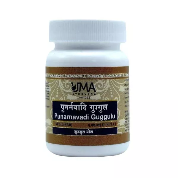 Uma Ayurveda Punarnavadi Guggulu - 80 tabs