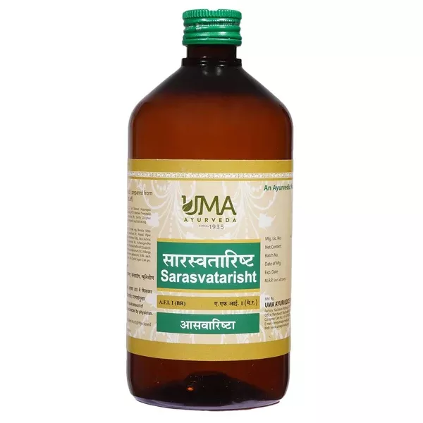 Uma Ayurveda Sarasvatarisht Syrup - 450 ml