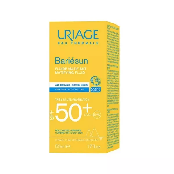 Uriage Bariesun SPF 50+ Matifying Fluid - 50 ml