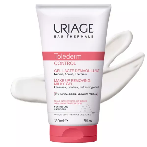 Uriage Tolederm Control Make-Up Removing Milky Gel - 150 ml