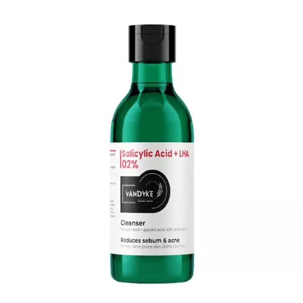 Vandyke 2% Salicylic Acid Face Cleanser - 250 ml