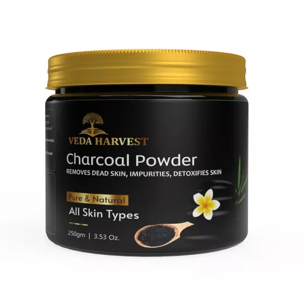Veda Harvest Natural Activated Charcoal Powder - 250 gm