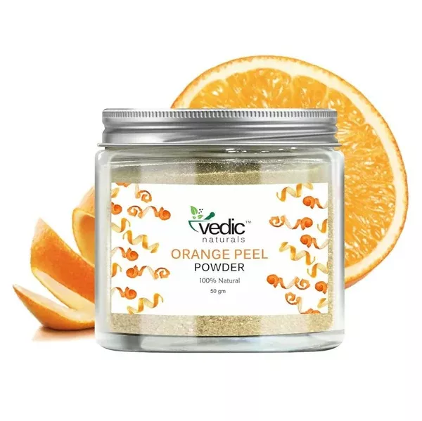 Vedic Naturals Orange Peel Powder Face Pack - 50 gm