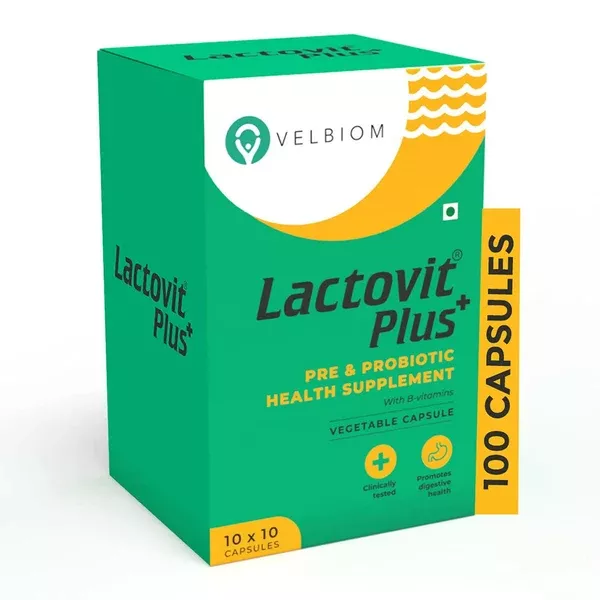 Velbiom Lactovit Plus Probiotics For Men - 100 caps