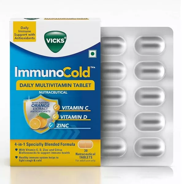Vicks ImmunoCold Daily Multivitamin Tablets - 30 tabs