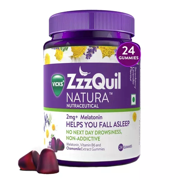 Vicks ZzzQuil Natura Melatonin Sleep Gummies - 10 gummies