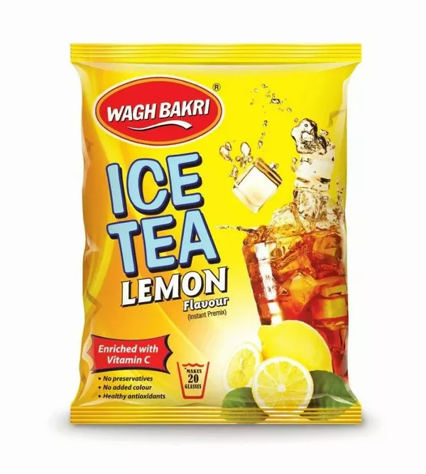 Wagh Bakri Instant Premix Ice Tea - Lemon Flavour - 250 gm