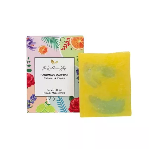 The Wellness Shop Clarifying Fresh Lime Handmade Soap - 100 gm