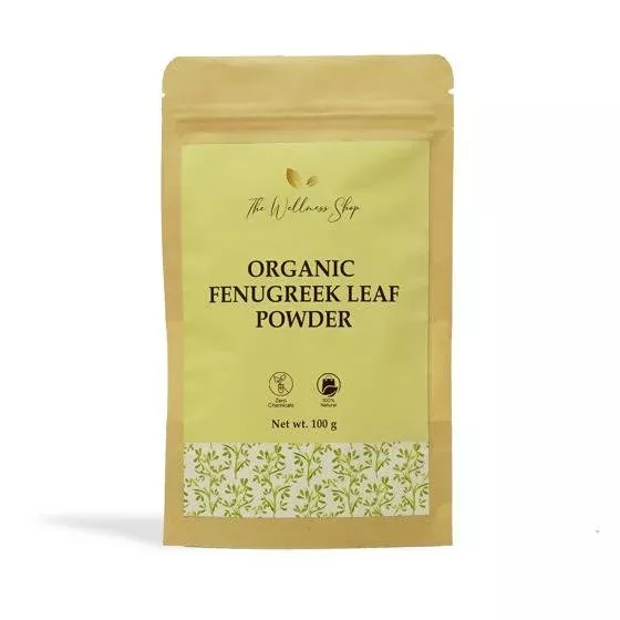 The Wellness Shop Organic Fenugreek Leaf Powder - 100 gm