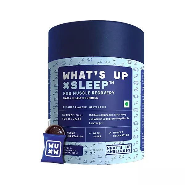What's Up Wellness Sleep Gummies For Muscle Recovery - 30 gummies
