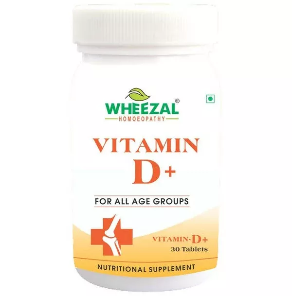 Wheezal Vitamin D+ Tablets - 30 tabs