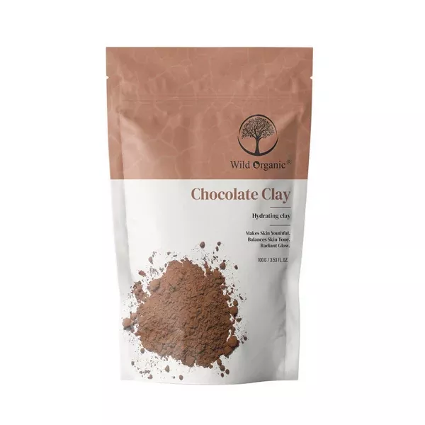 Wild Organic Chocolate Hydrating Clay Powder - 100 gm