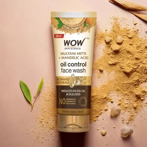 Wow Skin Science Purifying Multani Mitti Face Wash - 100 ml