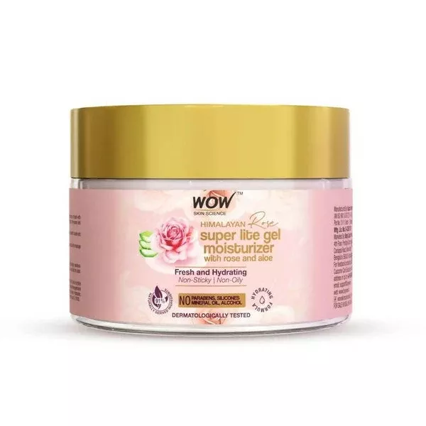 Wow Skin Science Super Light Rose Aloe Gel Moisturizer - 50 ml