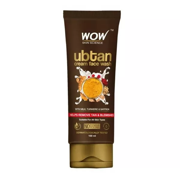 Wow Skin Science Ubtan Cream Face Wash - 100 ml