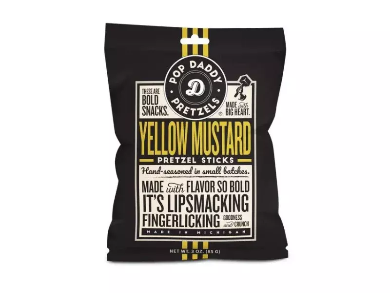 Yellow Mustard Pretzel Sticks