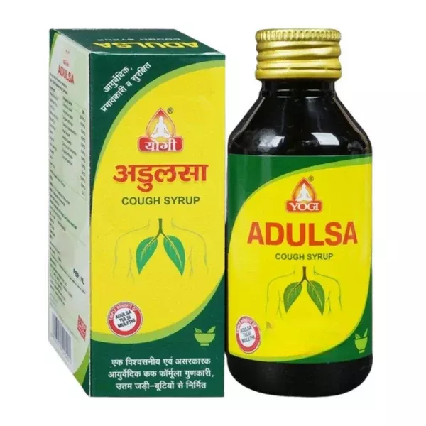Yogi Adulsa Ayurvedic Cough Syrup - 100 ml - Pack of 3