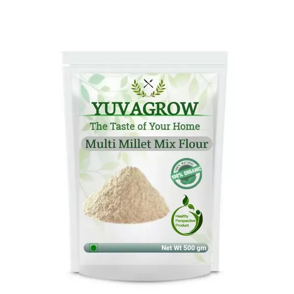 Yuvagrow 10 Multi Millet Mix Flour - 500 gm