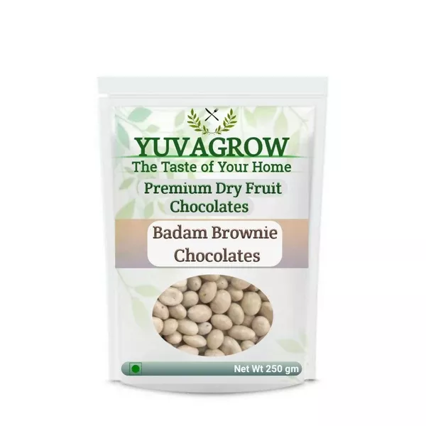 Yuvagrow Badam Brownie Chocolates - 500 gm