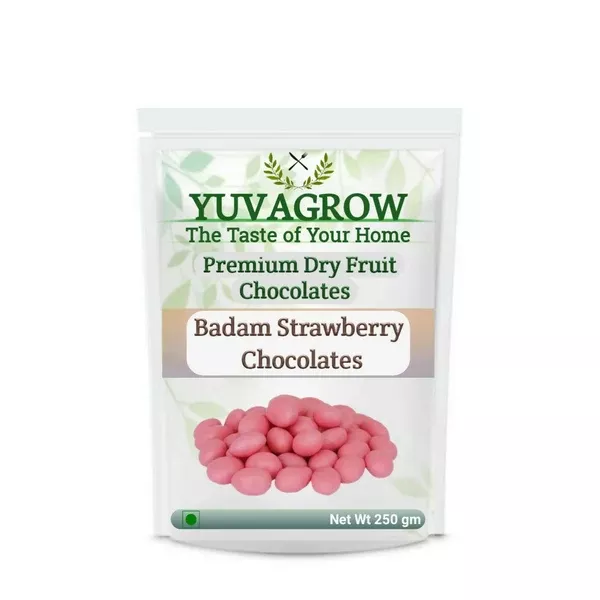 Yuvagrow Badam Strawberry Chocolates - 500 gm